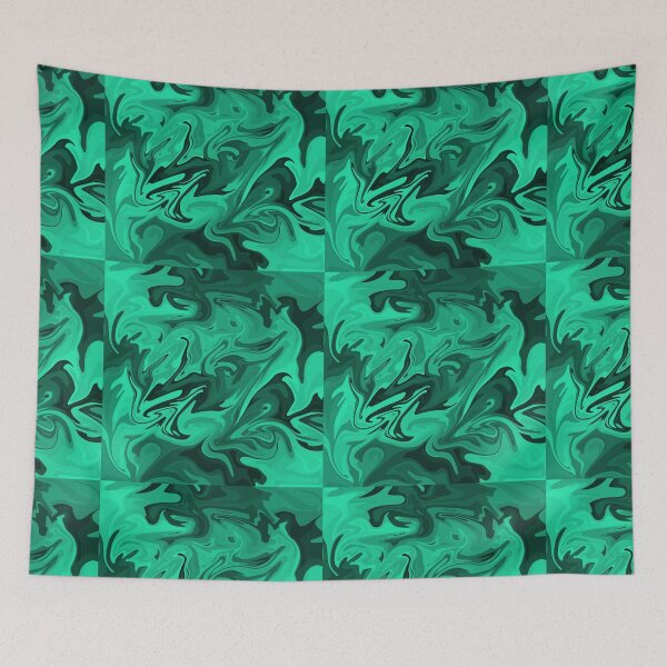 Artikelvorschau, Chaos Stream in Sea Green entworfen und verkauft von Swirlify Apparel.