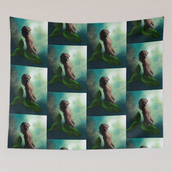 Item preview, Robert Sheehan as a merman  designed and sold by CourtneyTaryn.