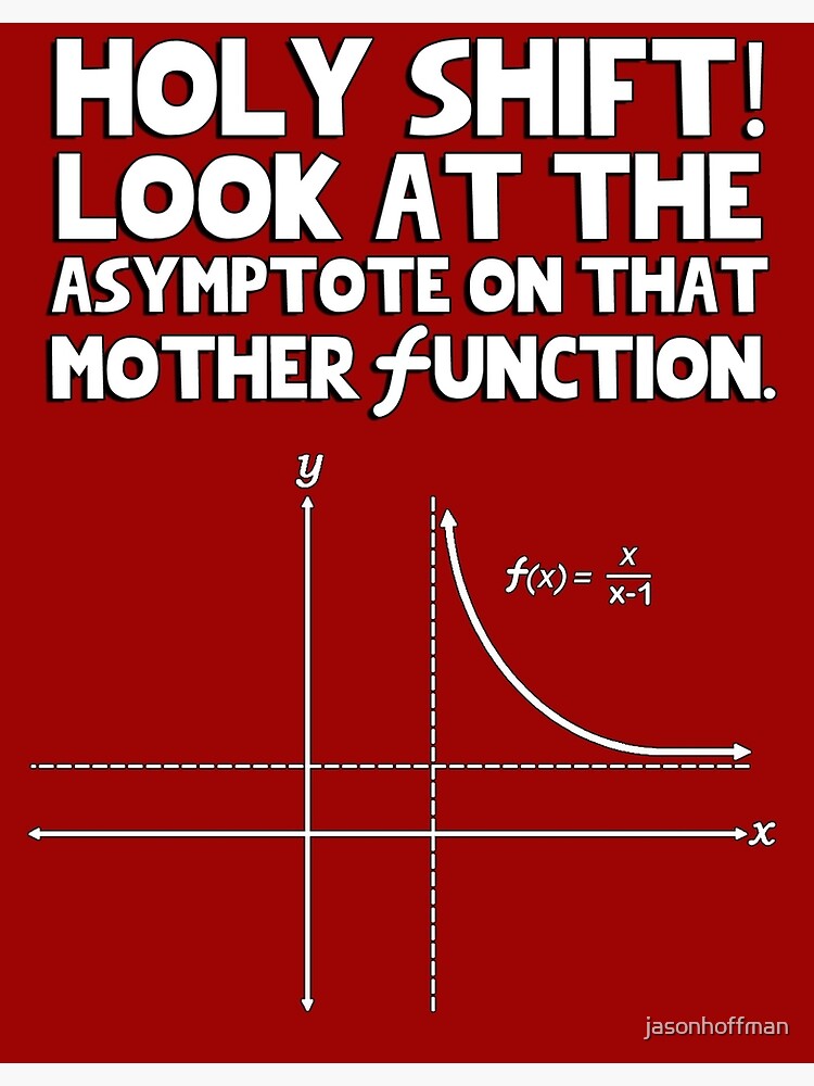 look at the asymptote on that mother function