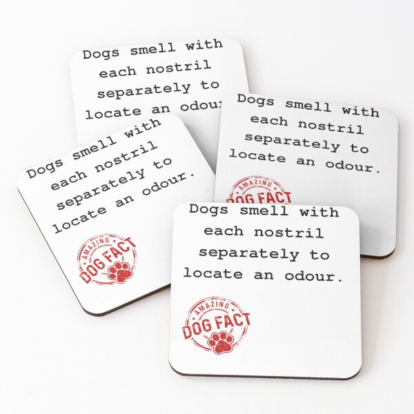 Item preview, Amazing dog fact 4 - scent designed and sold by kookycomet.