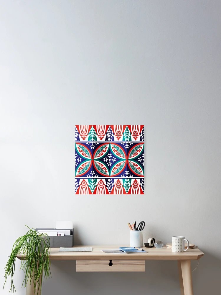 Thumbnail 2 of 3, Poster, Abstract pattern. designed and sold by KasTanDesign.