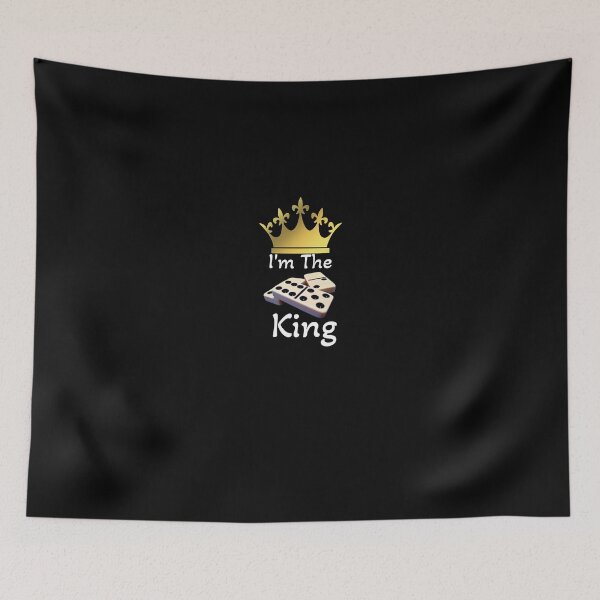 Item preview, Dominoes King Domino Game Lover - I'm The King designed and sold by medbdj.