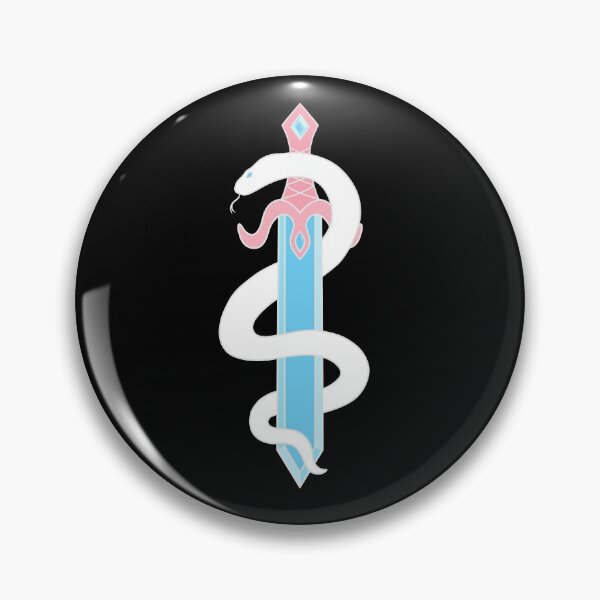 Item preview, Sword and Snake (Transgender Colors) designed and sold by inatorinator.