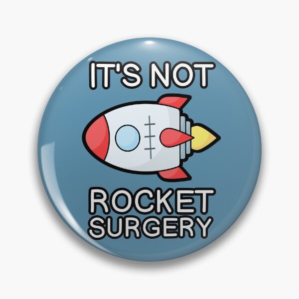Item preview, It's Not Rocket Surgery (Stitches) designed and sold by SarcasticWords.