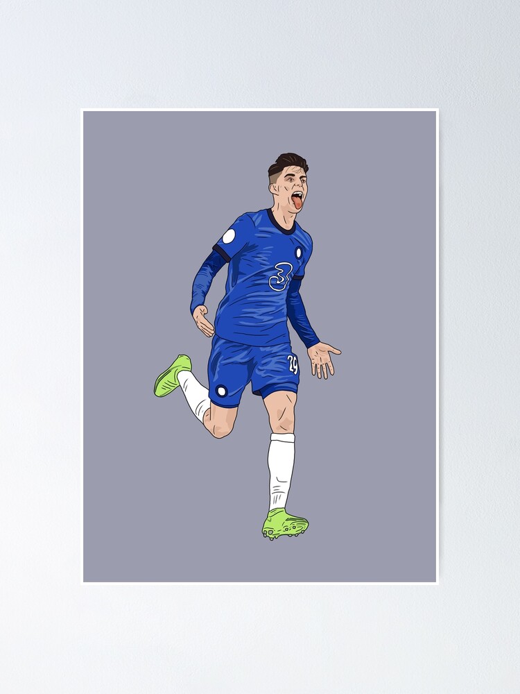 Havertz Champions League Final Goal Poster By Thebcarts Redbubble