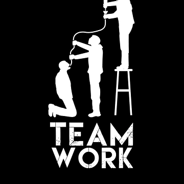 Vorschaubild zum Design Teamwork Drinking Party Funny Beer Bong Team Drinking Gear von DynamicDesign