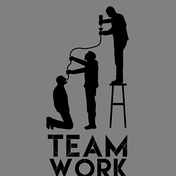 Vorschaubild zum Design Teamwork Drinking Party Funny Beer Bong Drinking Team Gear von DynamicDesign