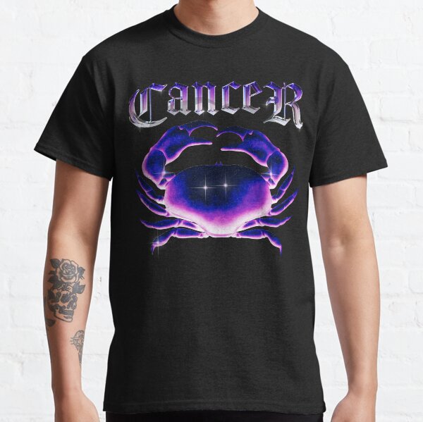 Cancer the Crab Zodiac Sign Heavy Metal Constellation Classic T-Shirt