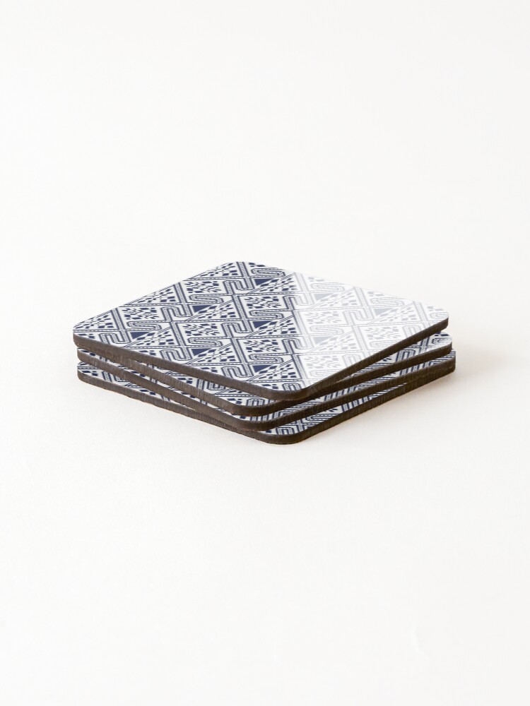 Thumbnail 4 of 5, Coasters (Set of 4), Abstract pattern. designed and sold by KasTanDesign.