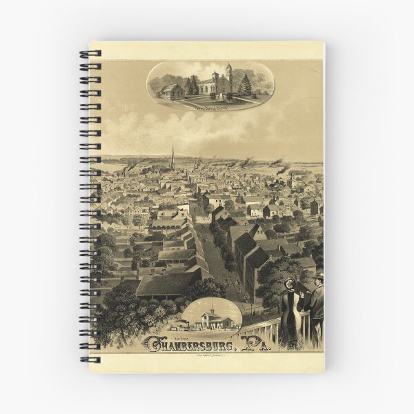 Item preview, Chambersburg, Pennsylvania (1877) designed and sold by allhistory.