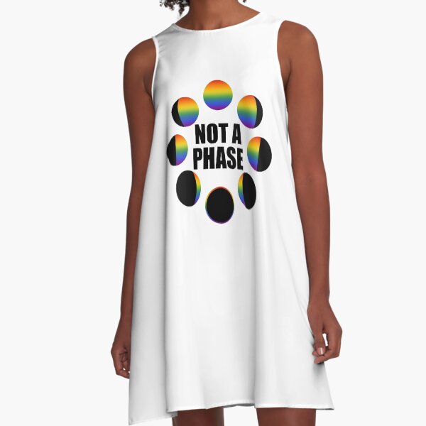 Gay Pride | Not A Phase Design A-Line Dress