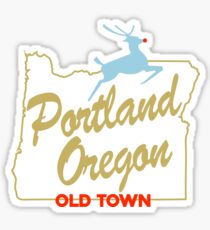 Portland Oregon - Made in Oregon Sign Sticker