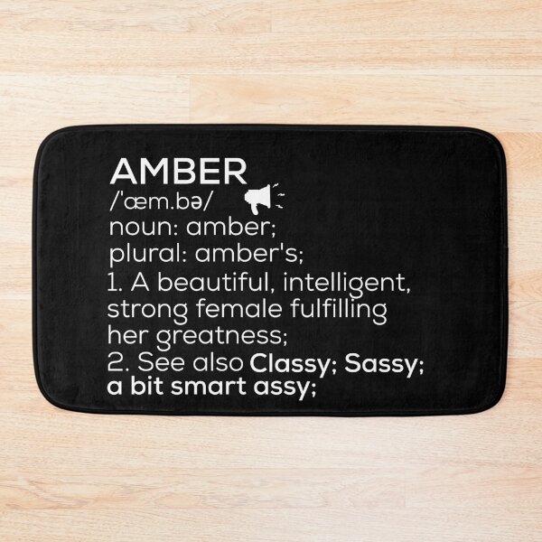 Item preview, Amber Name Definition designed and sold by Teelogic.