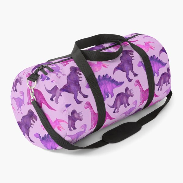 Item preview, Pink and Purple Watercolor Dinosaurs on Purple designed and sold by Angelina Meyer.