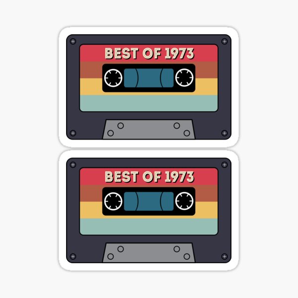 Item preview, Best of 1973 Vintage Cassette Tape Perfect Gift Idea. designed and sold by Kipcio.