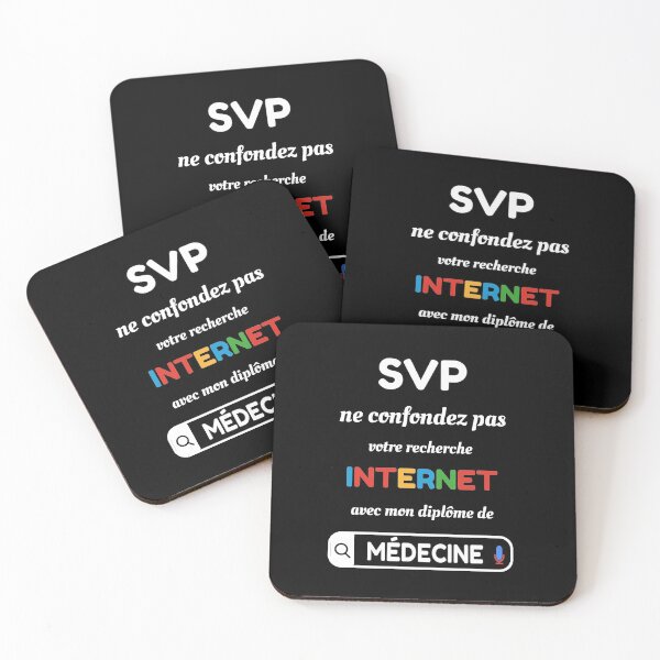 Item preview, SVP ne confondez pas votre recherche internet avec mon diplôme de médecine - cadeau drôle pour les médecins designed and sold by thegiftedadult.