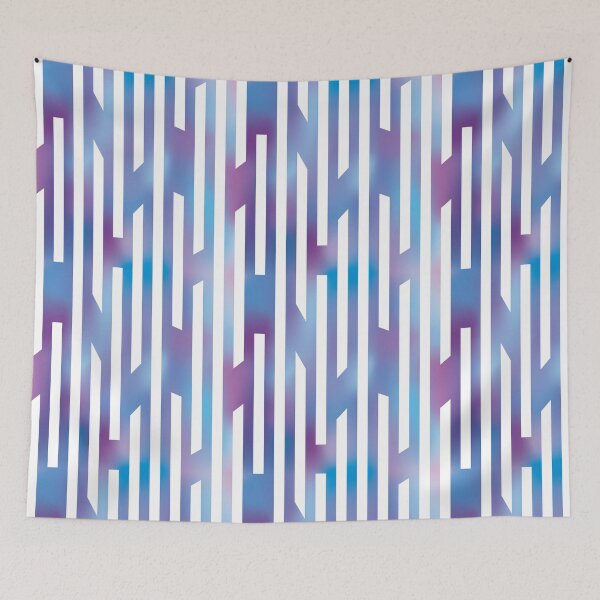 Item preview, Jagged Edges - blue/white designed and sold by JRP Design.