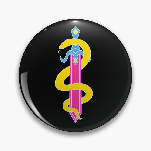 Item preview, Sword and Snake (Pansexual Colors) designed and sold by inatorinator.