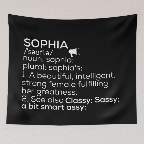 Item preview, Sophia Name Definition designed and sold by Teelogic.