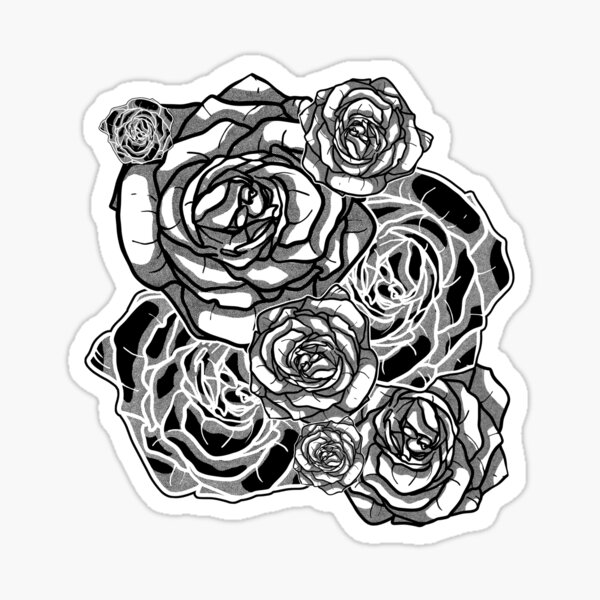 June Rose Tattoo Stickers for Sale | Redbubble