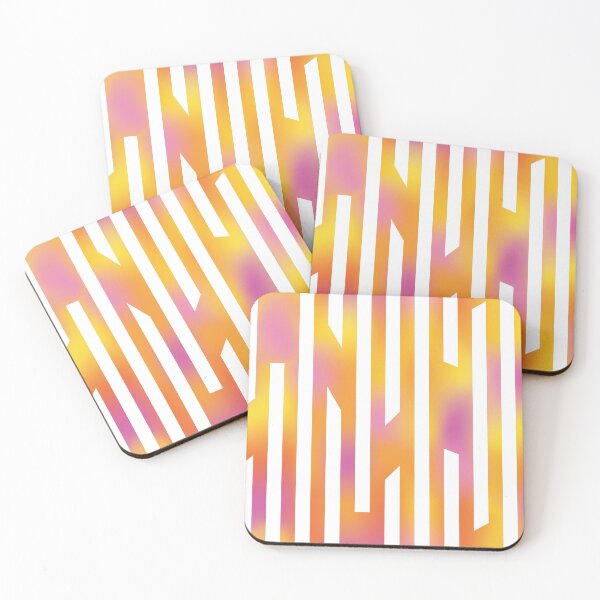 Item preview, Jagged Edges - orange/white designed and sold by JRP Design.