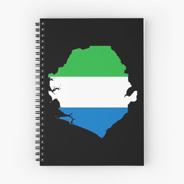 Item preview, Sierra Leone Flag Map designed and sold by limitlezz.