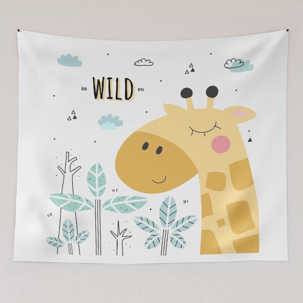 Item preview, wild giraffe designed and sold by Sya Prints.