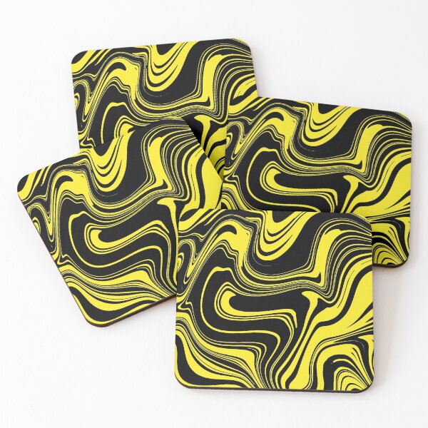 Item preview, Hybrid Color  Pastel Color Coussin Black and yellow designed and sold by Raminovitch.