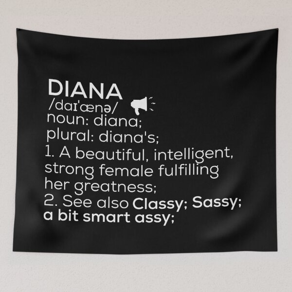Item preview, Diana Name Definition designed and sold by Teelogic.