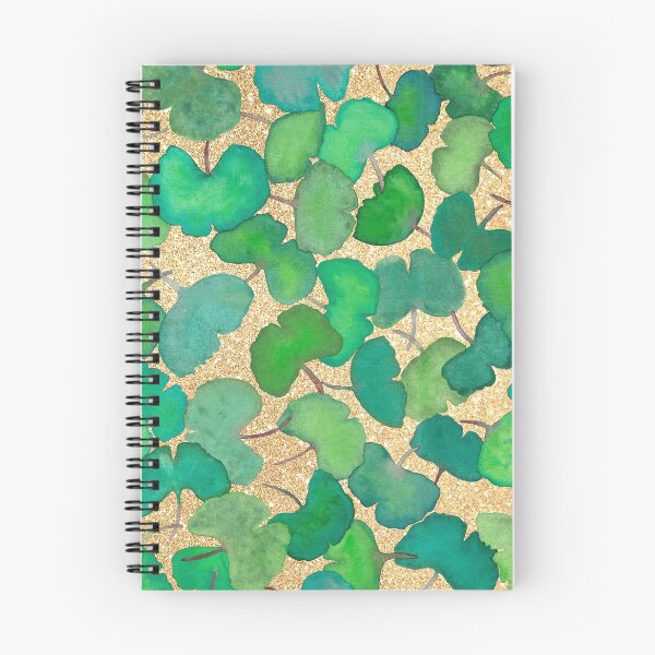 Item preview, Ginkgo leaves in Watercolor with Gold Background designed and sold by nabeArtist.