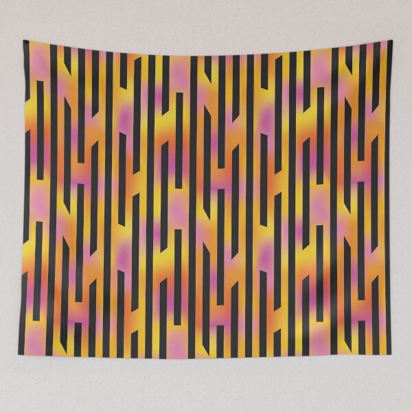Item preview, Jagged Edges - orange/black designed and sold by JRP Design.