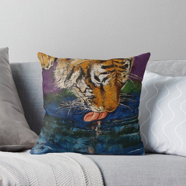Item preview, Tiger Drinking from the Moon designed and sold by Michael Creese.