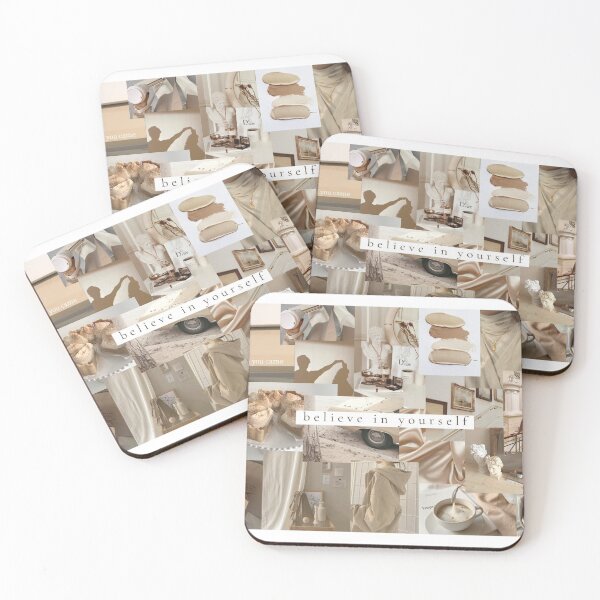 Item preview, believe in yourself neutral collage designed and sold by Phoebe Tunnell.