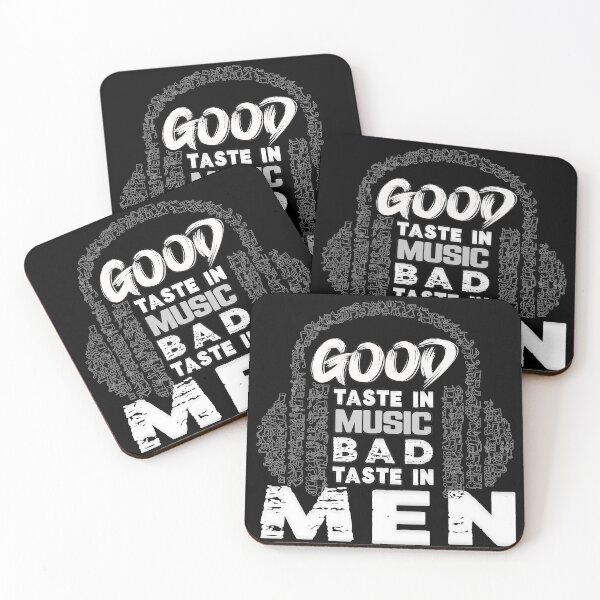 Item preview, Good Taste in Music Bad Taste in Men designed and sold by MeroniGDesign.