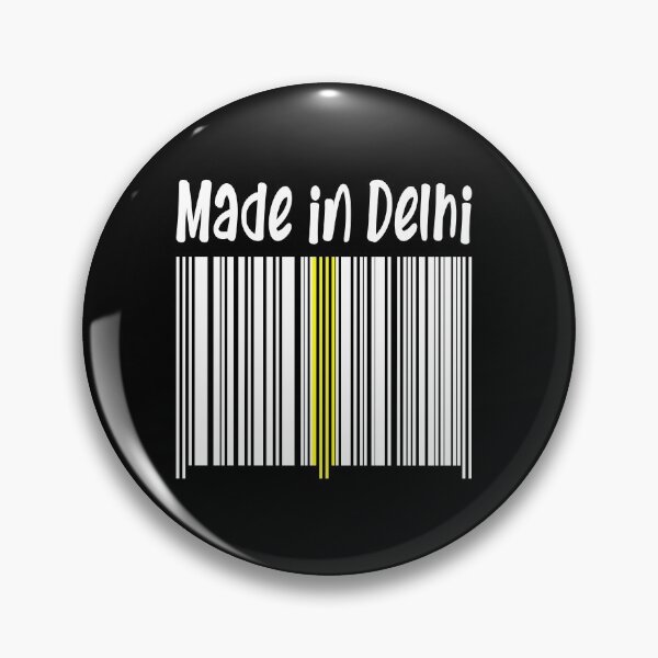 Item preview, Delhi India Flag Bar Code designed and sold by birdo-art.