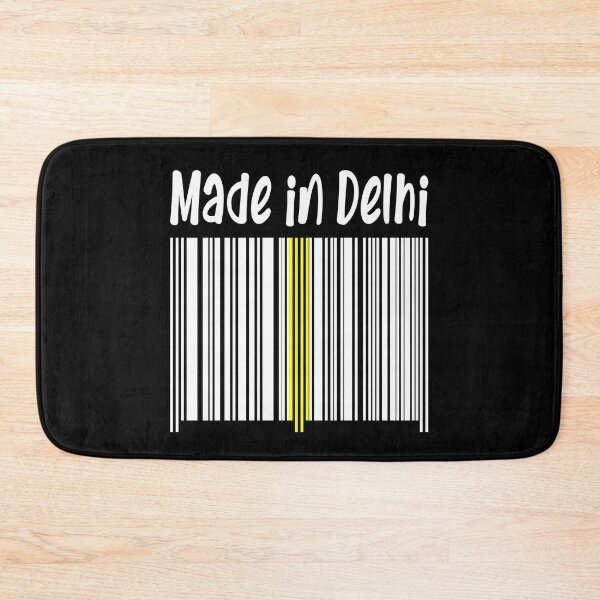 Item preview, Delhi India Flag Bar Code designed and sold by birdo-art.