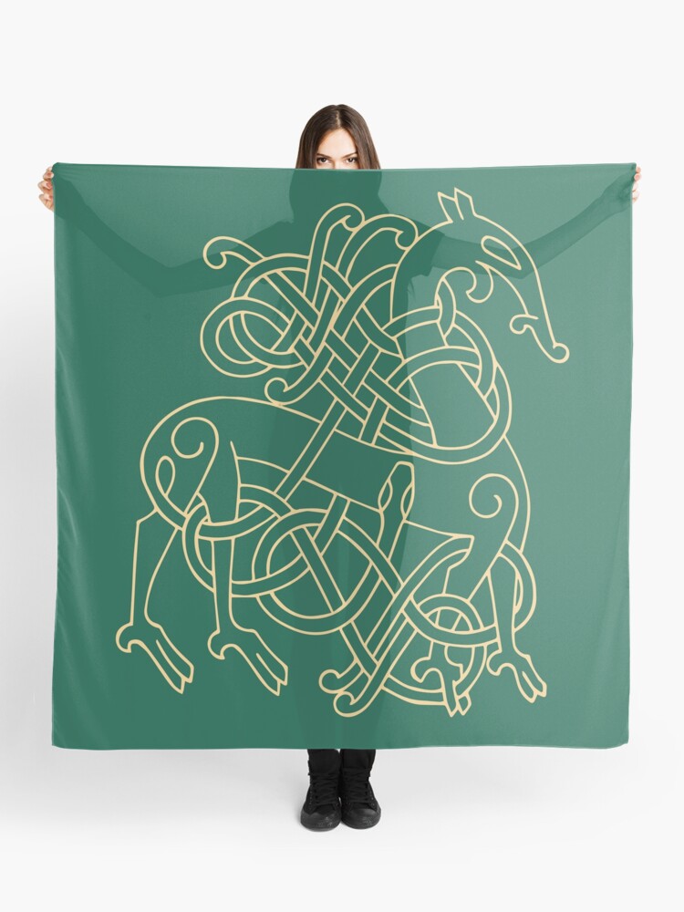 Viking dragon knot&rdquo; Scarf for Sale by Yes-Monkey | Redbubble