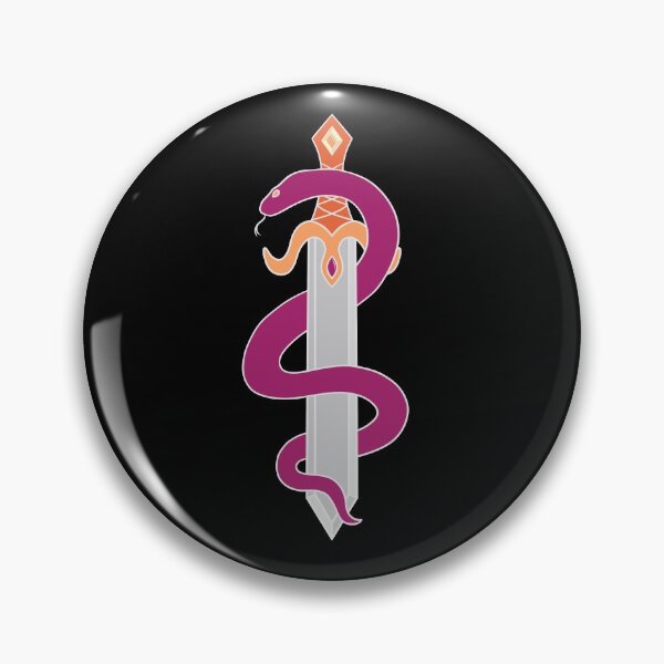 Item preview, Sword and Snake (Lesbian Colors) designed and sold by inatorinator.