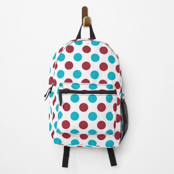Item preview, Red and Turquoise Polka Dots Fun Pattern designed and sold by Candice Davis.