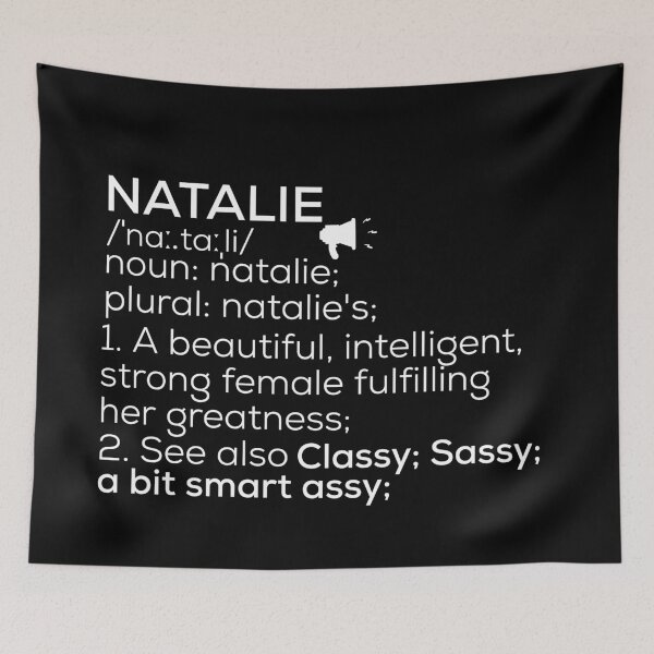 Item preview, Natalie Name Definition designed and sold by Teelogic.