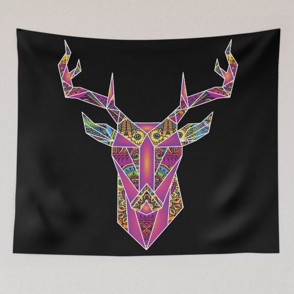 Item preview, Beautiful Antler In Mandala Pattern designed and sold by TheImperfecto.