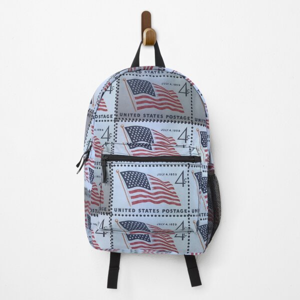 Item preview, USA American Flag 1960 Vintage Postage Stamp  designed and sold by Factory57.