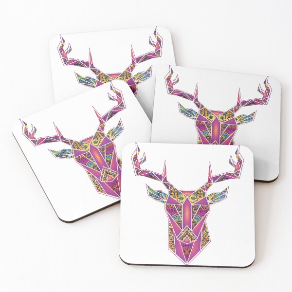 Item preview, Antler In Mandala Pattern designed and sold by TheImperfecto.