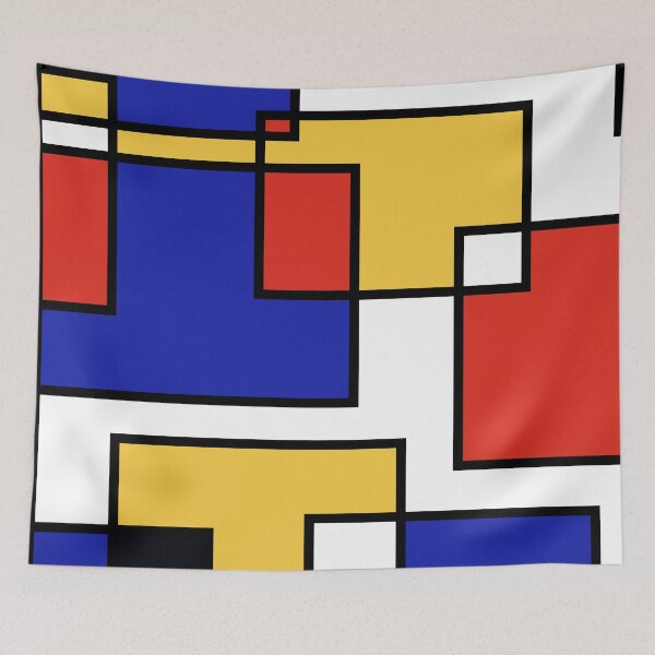 Item preview, Mondrian style 1 designed and sold by ElseWorldDesign.