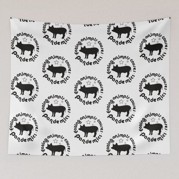 Item preview, Eating Animals Causes Pandemics designed and sold by BtheLight.