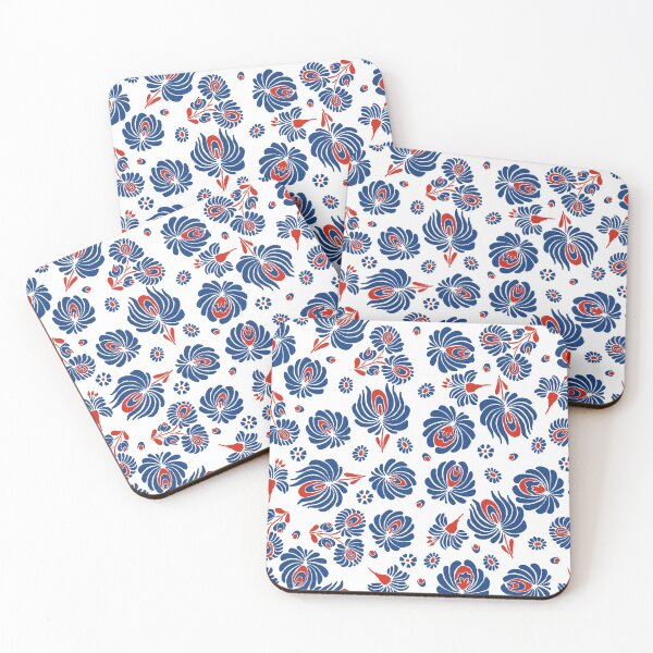 Item preview, Hungarian Kalocsai Pattern (half-drop) designed and sold by Susiraff.