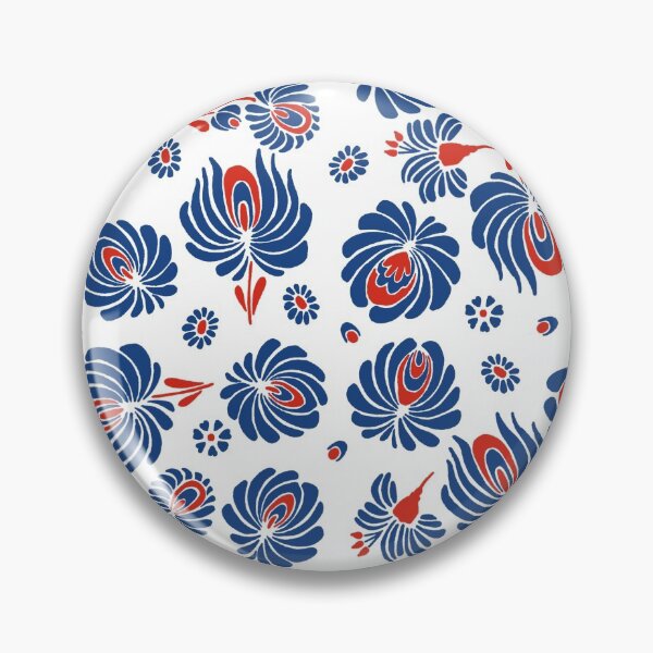 Item preview, Hungarian Kalocsai Pattern (half-drop) designed and sold by Susiraff.