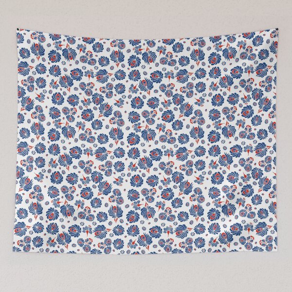Item preview, Hungarian Kalocsai Pattern (half-drop) designed and sold by Susiraff.