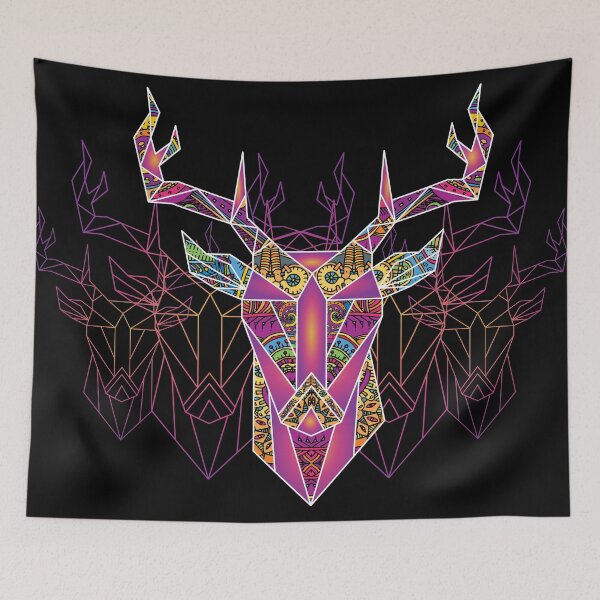 Item preview, Beautiful Antler In Mandala Pattern. Antlers Line Art Geometric designed and sold by TheImperfecto.