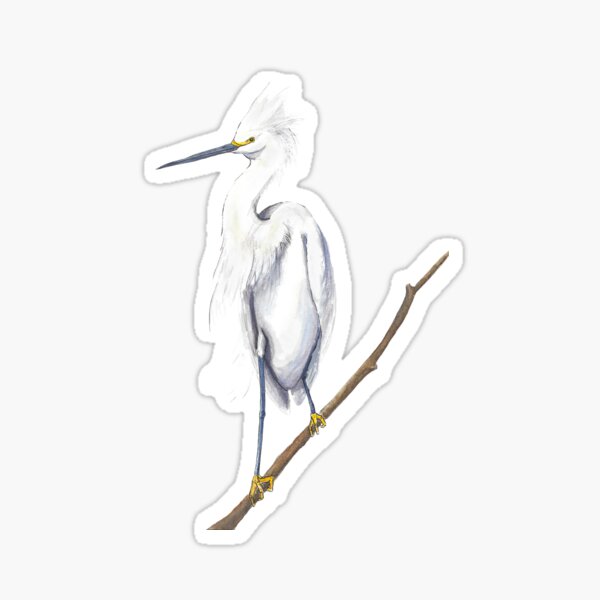 Item preview, Snowy Egret designed and sold by Alexis Rodefer.